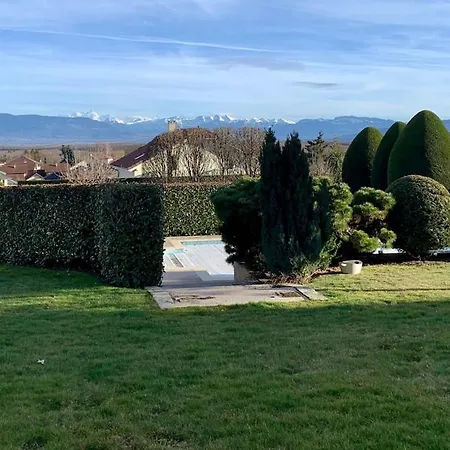 5 Bed Villa, 6 Baths, View And Beautiful Pool * Divonne-les-Bains